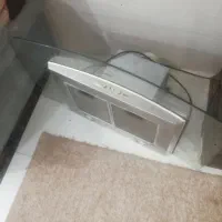هود آشپزخانه بیمکث دو موتوره شیشه ای