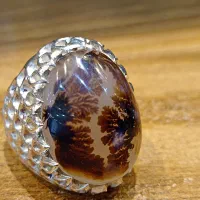 انگشتر عقیق شجر قواره دار سنگین|بدلیجات|تهران, بازار|دیوار