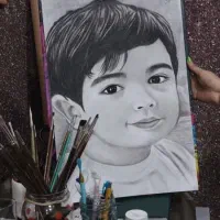 قبول سفارش طراحی و سیاه قلم|تابلو، نقاشی، عکس|زنجان, |دیوار