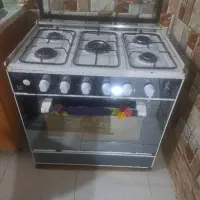 گاز پنچ شعله طرح فر در حد نو|اجاق گاز و لوازم برقی پخت‌وپز|لاهیجان, بازکیاگوراب|دیوار