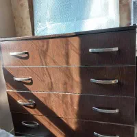 دراور ۴ کشویی قهوه ای