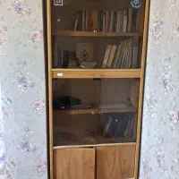 کتابخانه|کتابخانه، شلف، قفسه‌های دیواری|کرج, شهرک فهمیده|دیوار