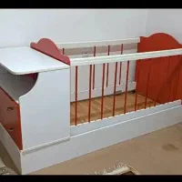 تخت کودک و نوجوان و کمد کشودار