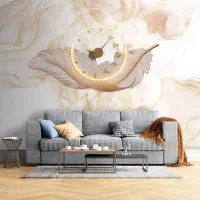 ساعت دیواری نوری پر