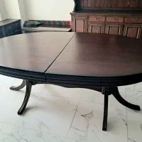 میز ناهارخوری تمام چوب گردو