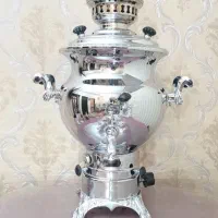 سماور گازی۱۰لیتر آکبند برنز اصل برادران سیفی قدیمی