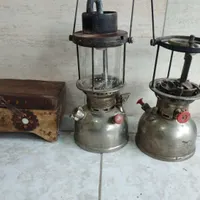 چراغ آنتیک سالم برنجی