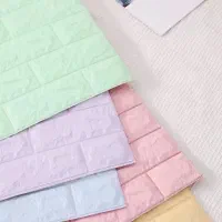 آجر سفید چسبدار / بدون کثیف کاری / فوم قابل شستشو