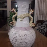 یک جفت گلدان قدیمی بسیارزیبا و بسیارظریف|کلکسیون اشیاء عتیقه|اصفهان, عسگریه|دیوار