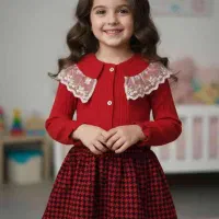 فروش تک و عمده شومیز دامن دخترونه برای سنین ۳تا۸