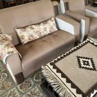 فروش مبل ۷ نفره و سه عدد میز جلو مبلی|مبلمان خانگی و میز عسلی|رودهن, |دیوار