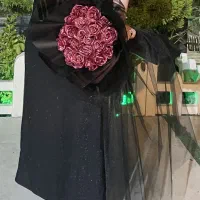 دسته گل ربانی گیلاسی مشکی