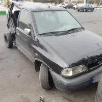 پراید مدل 90مشکی متالیک  تصادفی