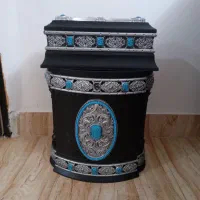 ست جادستمال کاغذی سطل زباله طرح سنتی