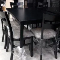 میزنهارخوری مدرن مشکی طوسی میزنهارخوری ۴ نفره