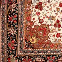 فرش ۶ متری ستاره کویر یزد دست باف گونه