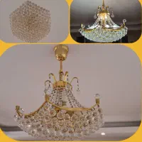 لوستر و دیوارکوب وپرده