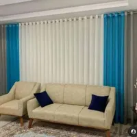 پرده مینی مال (آترین) واقع درشهرک آریاشهر|پرده، رانر، رومیزی|کرمانشاه, |دیوار