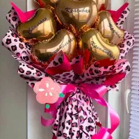 هدیه تولد گل های بادکنکی