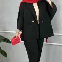 کت و شلوار زنانه جنس کرپ مازراتی درجه یک|لباس|مشهد, رباط طرق|دیوار