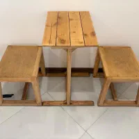 میز صندلی چوبی در حد نو|میز و صندلی غذاخوری|شیراز, آزادی|دیوار