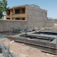 اجرای فنداسیون سوله صنعتی واسکلت فلزی استخربتنی..