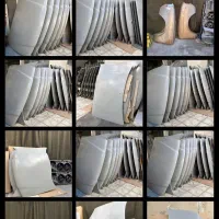 لوازم استوک و نو انواع بدنه خام و رنگی  سپر و چراغ