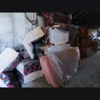 مبلمان راحتی ۱۴ نفره و دو تشک تک نفره و تخت و گمد