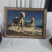 فرش دستباف برجسته کاری ۹۰×۶۵بافته دست خودمون