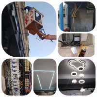 برقکار رفع اتصالی کولر آیفن لاینر لوستر تلفن