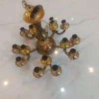 لوستر برنز ۵ شاخه کاملاً سالم و در حد نو