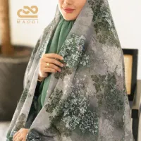 دوخت چادر رنگی و مشکی