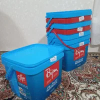 سطل درب دار سالم تمیز|ظروف نگهدارنده، پلاستیکی، یک‌بارمصرف|خلخال, |دیوار