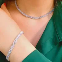 گردنبند و دستبند تنیسی