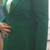 کت شلوار سبز رنگ
