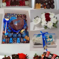 کیک تولد باکس شکلات هدیه روز مرد پدر