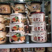 ۳قابلمه طرح سراشپز|ظروف پخت‌وپز|تبریز, |دیوار