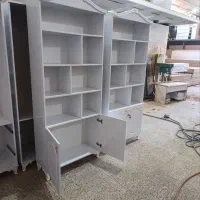 کتابخانه تاجدار پایه دار|کتابخانه، شلف، قفسه‌های دیواری|اردبیل, |دیوار