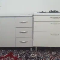 اجاق گاز سه شعله با کابینت و جاکفشی ویکعدد کمد|اجاق گاز و لوازم برقی پخت‌وپز|بومهن, |دیوار