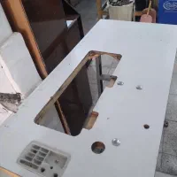 میز پایه  چرخ صنعتی باتخته