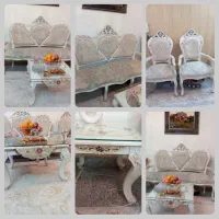 مبل ۹نفره چوب گردو|مبلمان خانگی و میز عسلی|تهران, صد دستگاه|دیوار