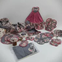 سرویس ۷ تکه آشپزخونه هم شیک هم کاربردی|سفره، حوله، دستمال آشپزخانه|یزد, |دیوار