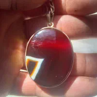 اویز نقره عقیق سرخ|جواهرات|رباط‌کریم, رباط‌کریم|دیوار