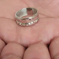 حلقه مردانه پلاتین عیار 800|جواهرات|تهران, لویزان|دیوار