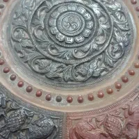 دو عدد بشقاب قدیمی