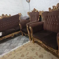 مبلمان هفت نفره همراه با میز|مبلمان خانگی و میز عسلی|اصفهان, شهرک مهدیه|دیوار