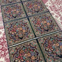 ۸عددقالیچه دستباف رویه صندلی نهارخوری|فرش|کرمان, |دیوار