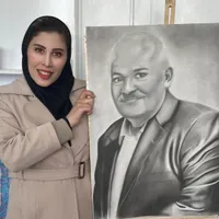 پرتره سیاهقلم سفارش چهره|تابلو، نقاشی، عکس|خمینی‌شهر, |دیوار