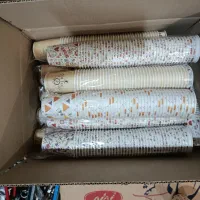 تولیدی لیوان کاغذی  ۲۲۰ چای خوری|ظروف نگهدارنده، پلاستیکی، یکبارمصرف|بیرجند, |دیوار