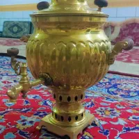 سماور ذغالی نو بدون هیچ استفاده ای|سماور، چای‌ساز، قهوه‌ساز|اهواز, کوی رمضان|دیوار